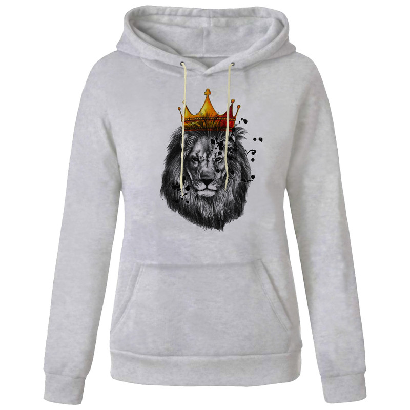 هودی زنانه مدل شیر کد AA97