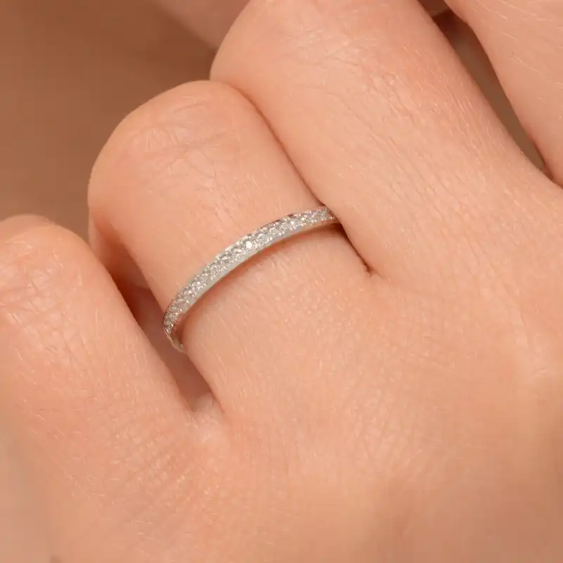 انگشتر طلا 18 عیار زنانه طلای مستجابی کد 6702