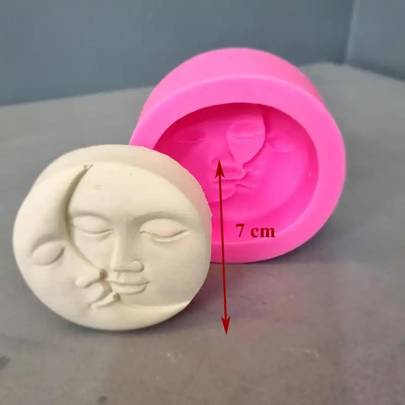 قالب شمع مدل ماه و خورشيد