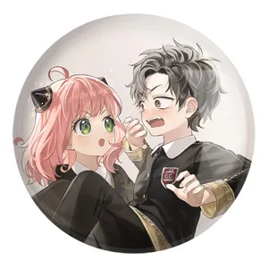 پیکسل خندالو طرح دزموند و و آنیا انیمه اسپای ایکس فمیلی Spy x Family کد 24201 مدل بزرگ