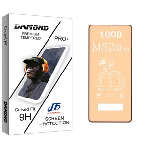 JF Diamond glass Screen Protector For Xiaomi شیائومی NOTE 9S