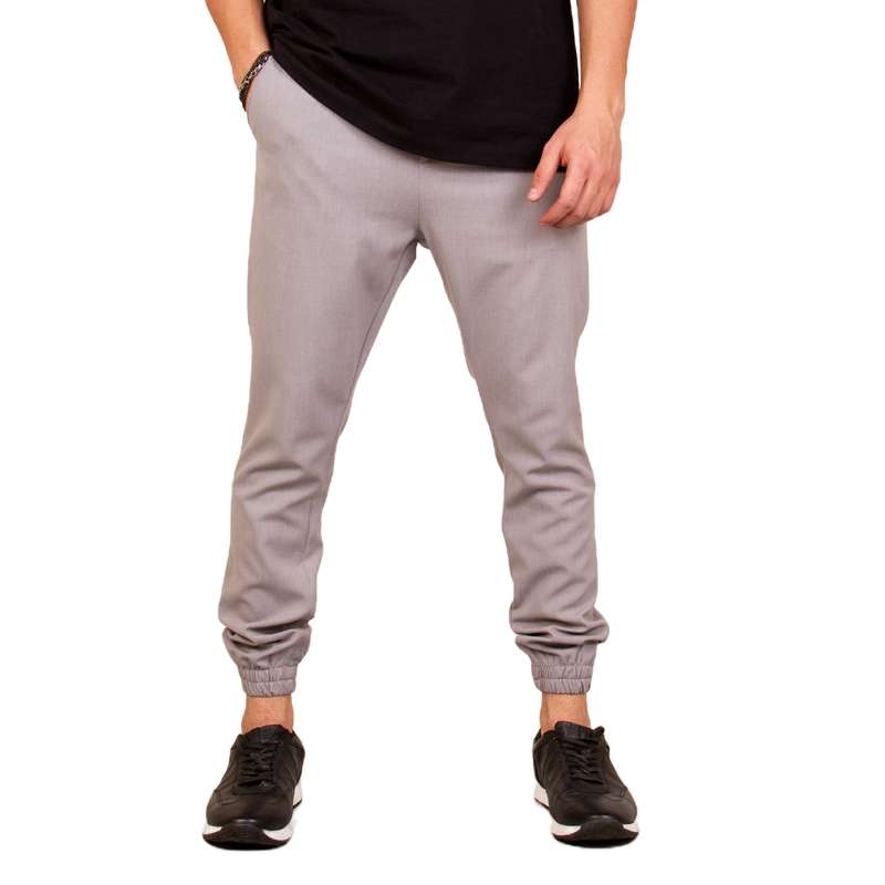 شلوار مردانه ان سی نو مدل فاستونی وایو رنگ طوسی