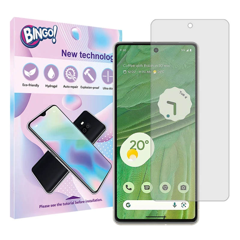 محافظ صفحه نمایش شفاف بینگو مدل Tough مناسب برای گوشی موبایل گوگل Pixel 7