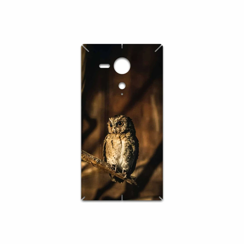 برچسب پوششی ماهوت مدل Owl مناسب برای گوشی موبایل سونی Xperia SP
