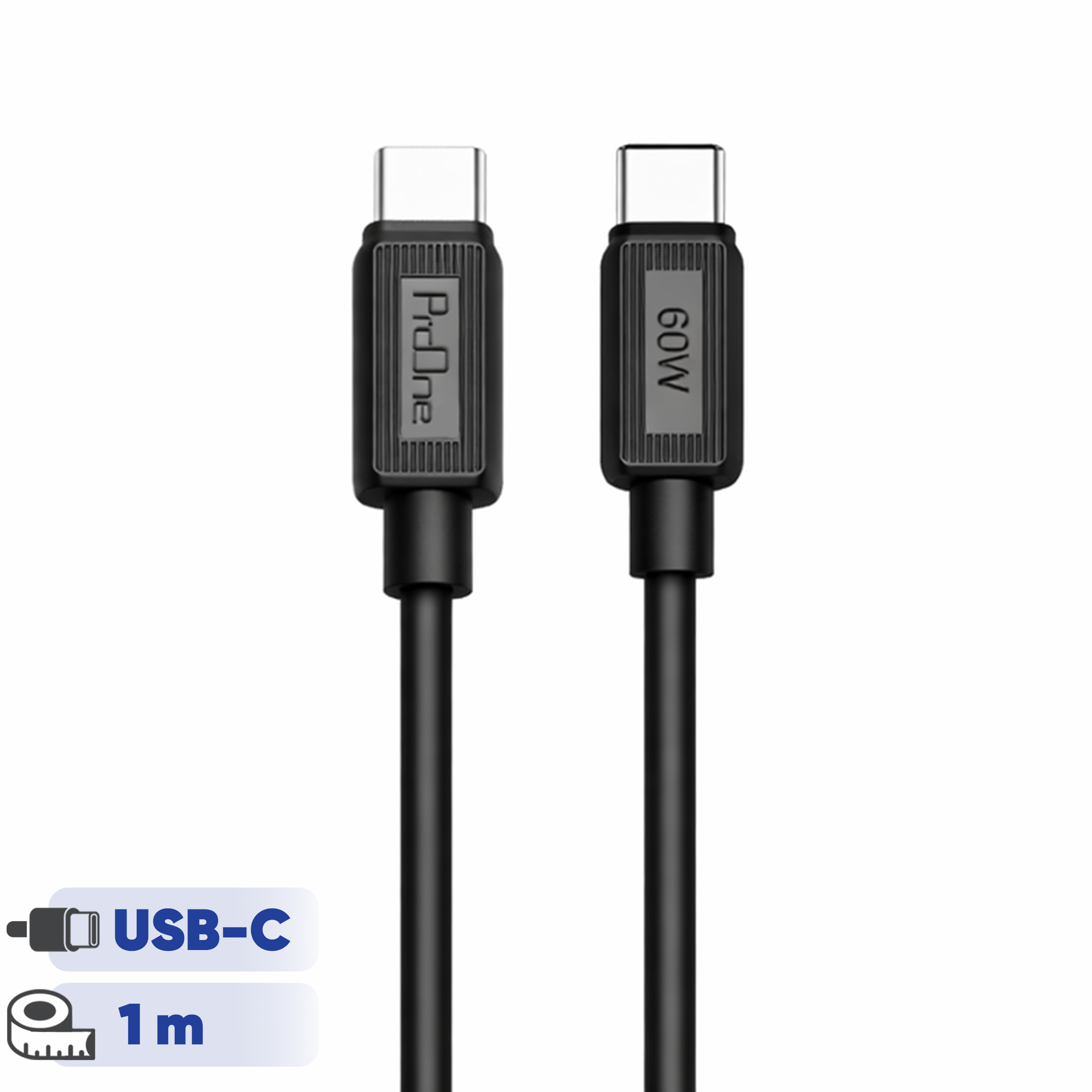 کابل تبدیل USB-C پرووان مدل PCC127 طول 1 متر