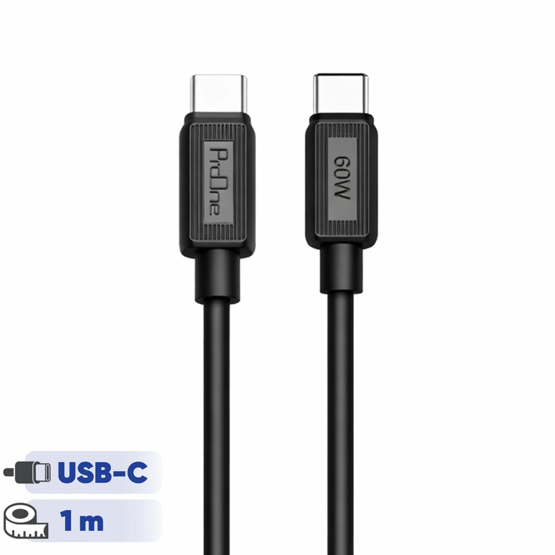 کابل تبدیل USB-C پرووان مدل PCC127 طول 1 متر