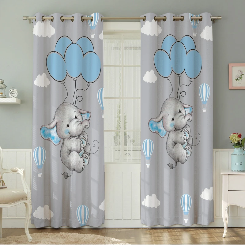 پرده نیروانا طرح کودک  مدل مخمل کد 8311سایز 140×280 سانتی متر