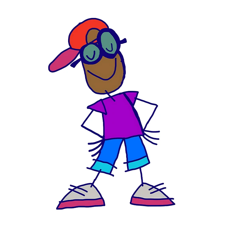 استیکر پارچه و لباس پاد آفرین مدل کارتونی کیوت فانتزی بامزه کد S4047