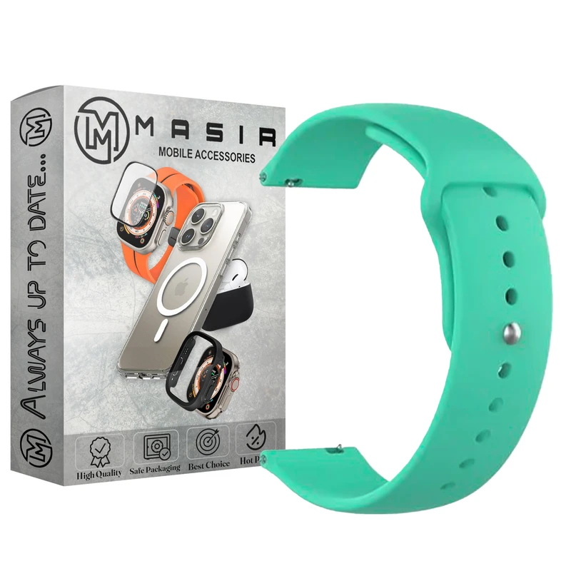 بند مسیر مدل Soft Silicone Belt مناسب برای ساعت هوشمند کیو سی وای GTC
