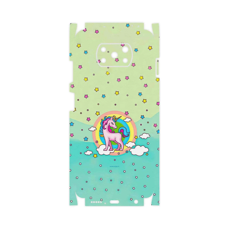 برچسب پوششی ماهوت مدل Rainbow unicorn adventure-FullSkin مناسب برای گوشی موبایل شیائومی Poco X3 NFC