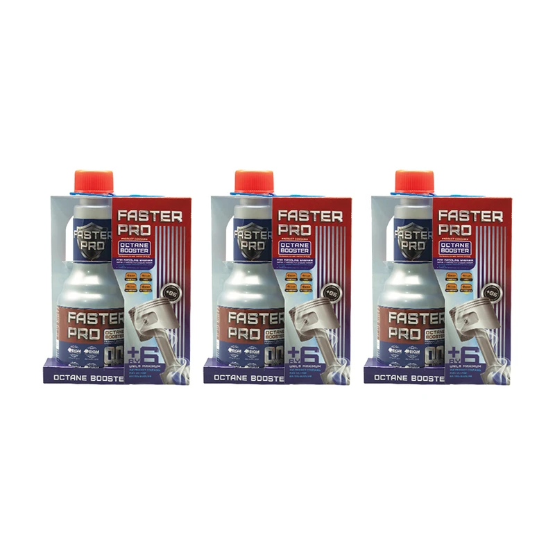 اکتان بوستر و مکمل سوخت خودرو بنزینی فستر پرو مدل 300 حجم 300 میلی لیتر بسته 3 عددی