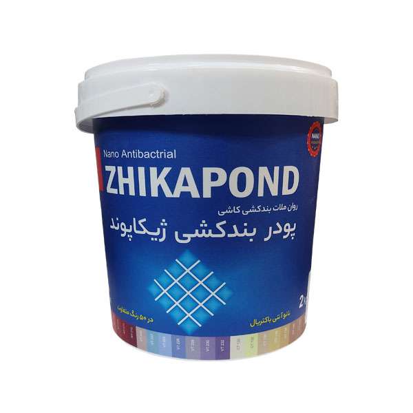 پودر بندکشی سفید  ژیکا مدل آنتی باکتریال وزن 2 کیلوگرم