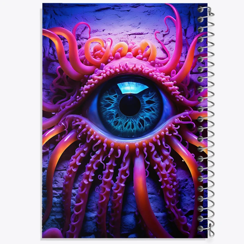 دفتر مشق 50 برگ خندالو طرح چشم کد N1464