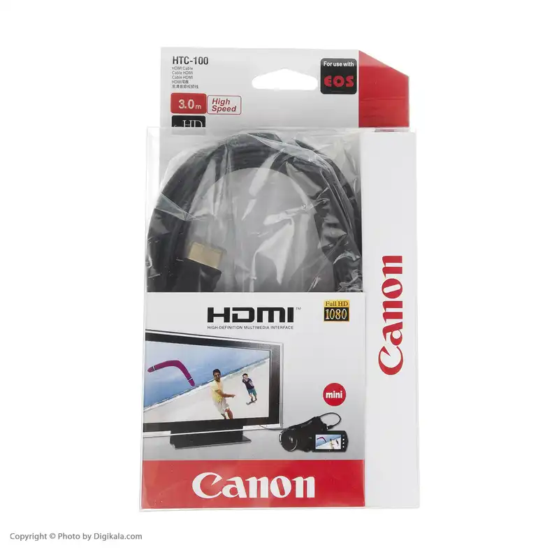 کابل  تبدیل HDMI به Mini HDMI کانن مدل HTC-100  طول 3 متر