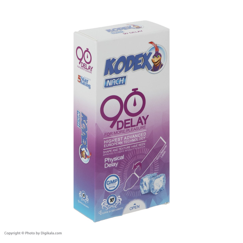 کاندوم ناچ کدکس مدل Delay بسته 10 عددی