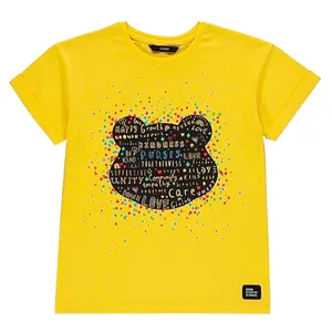 تی شرت آستین کوتاه دخترانه جورج مدل Y-123