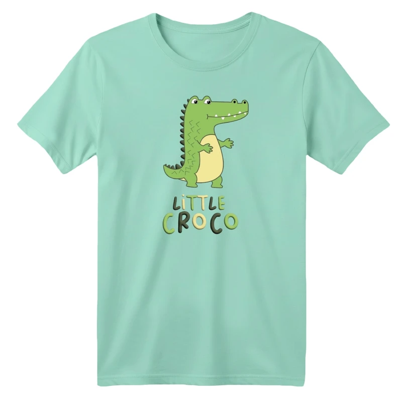 تی شرت آستین کوتاه بچگانه مدل کروکودیل