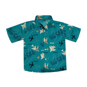نقد و بررسی پیراهن پسرانه طرح هاوایی کد 35330 توسط خریداران