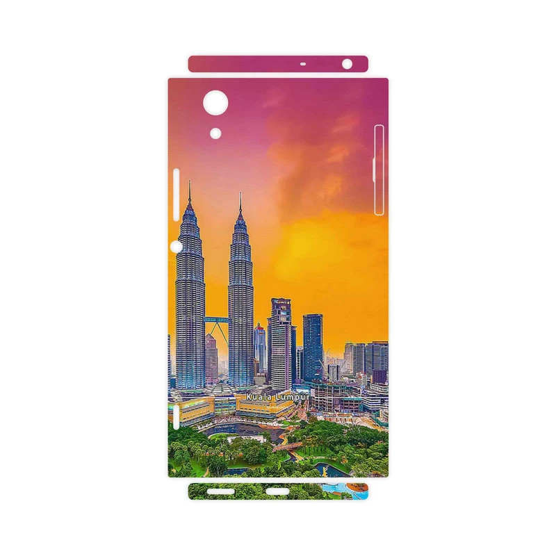 برچسب پوششی ماهوت مدل City of Kuala Lumpur-FullSkin مناسب برای گوشی موبایل سونی Xperia XA1