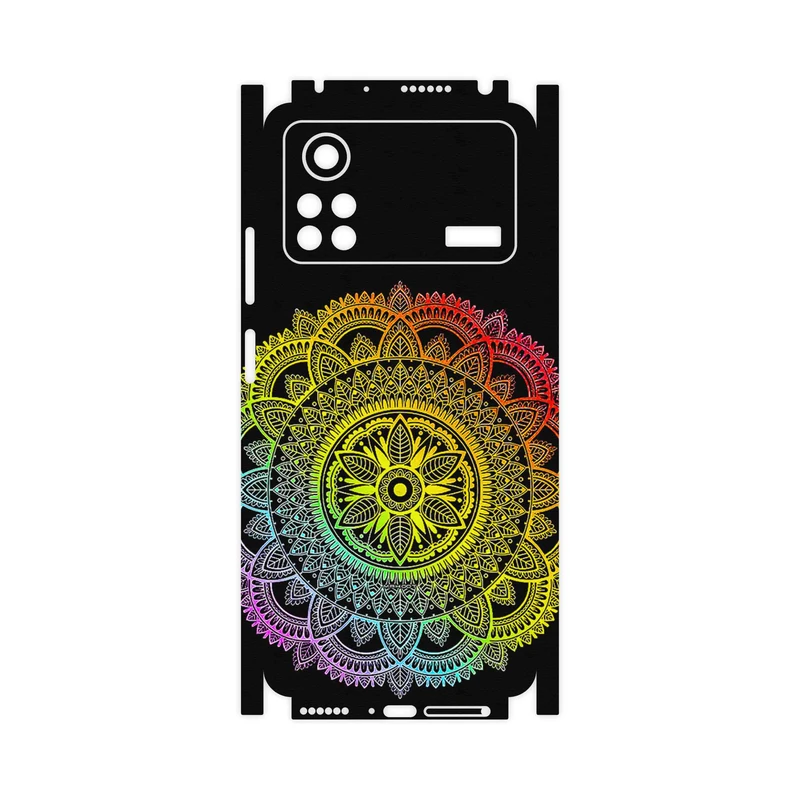 برچسب پوششی ماهوت مدل Mandala Design 4-FullSkin مناسب برای گوشی موبایل شیائومی Poco X4 Pro 5G