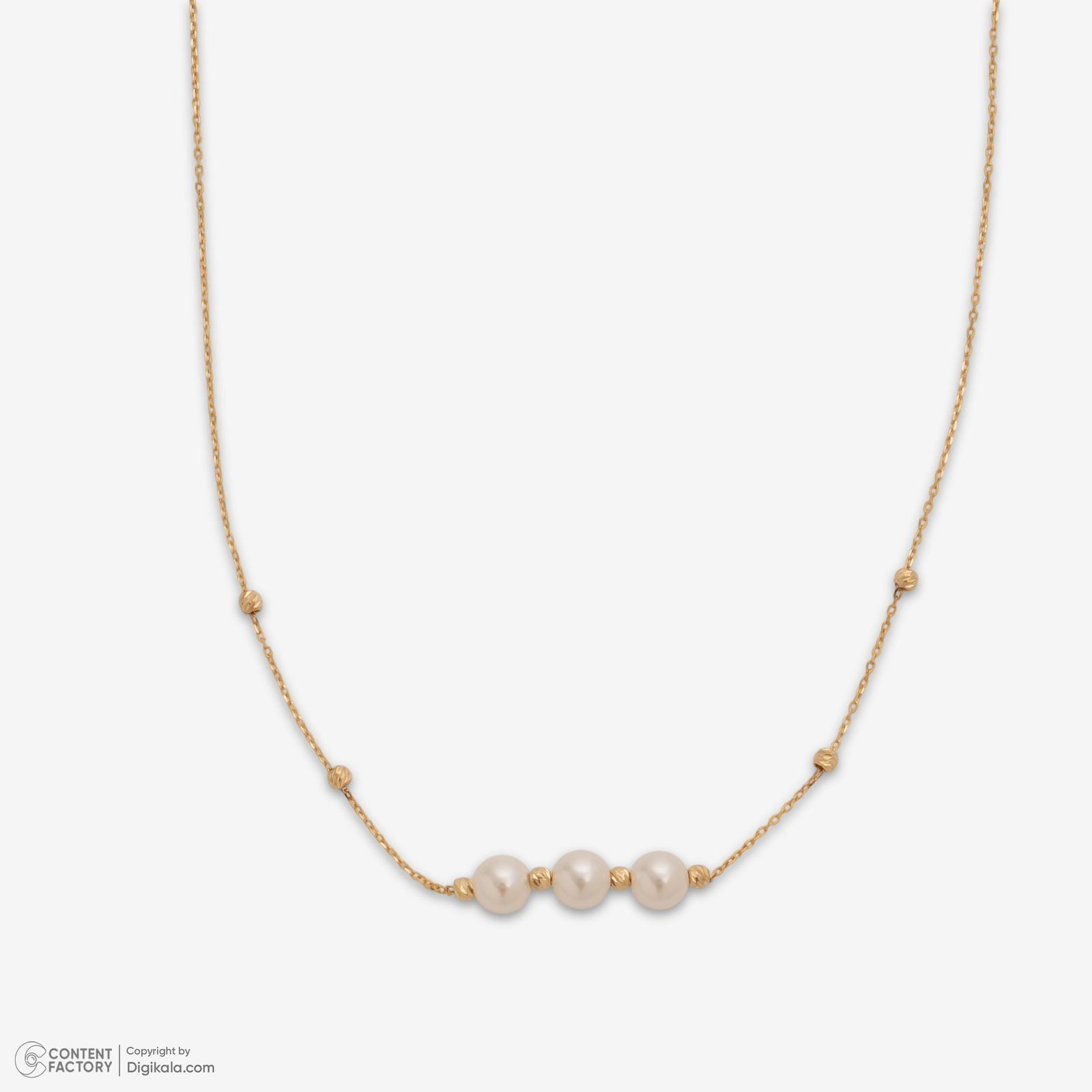 گردنبند طلا 18 عیار زنانه با زنجیر البرنادو حافا گلد مدل n005 -  - 6