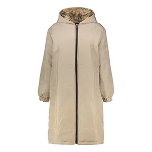 کاپشن بلند زنانه مدل نُرد