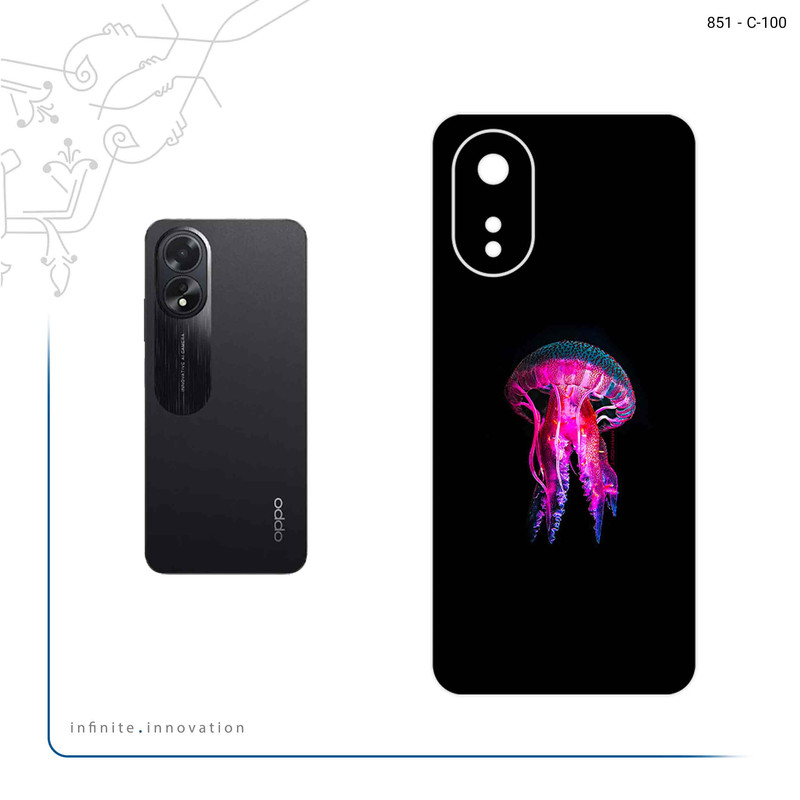 برچسب پوششی ماهوت مدل jellyfish مناسب برای گوشی موبایل اپو A38