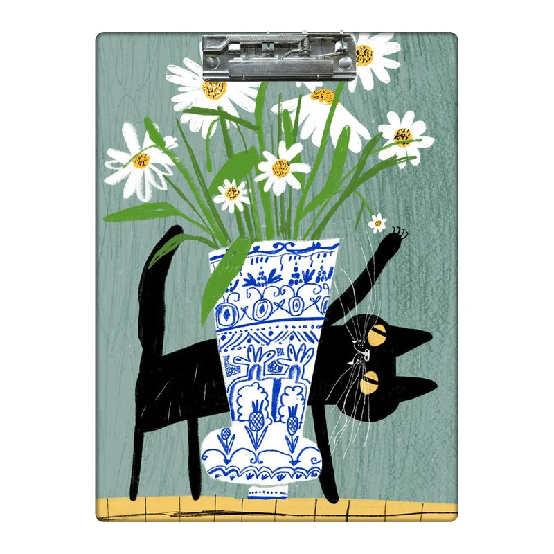 تخته شاسی طرح گربه شیطون و گلدون کد 1674198 سایز A4