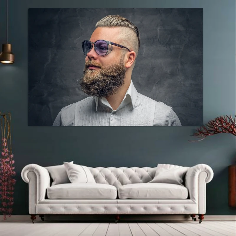 پوستر دیواری طرح آرایشگاه مردانه کد FP369