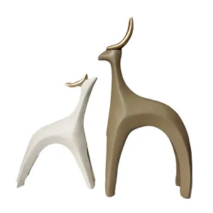 مجسمه مدل بز کلاسیک مجموعه 2 عددی