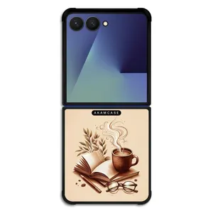 AKAM AMC-WSGZFLIP7-COFFEE-4 Cover For Samsung Galaxy Z Flip 7