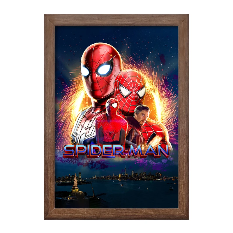 تابلو خندالو طرح مرد عنکبوتی (Spider Man) کد F2101