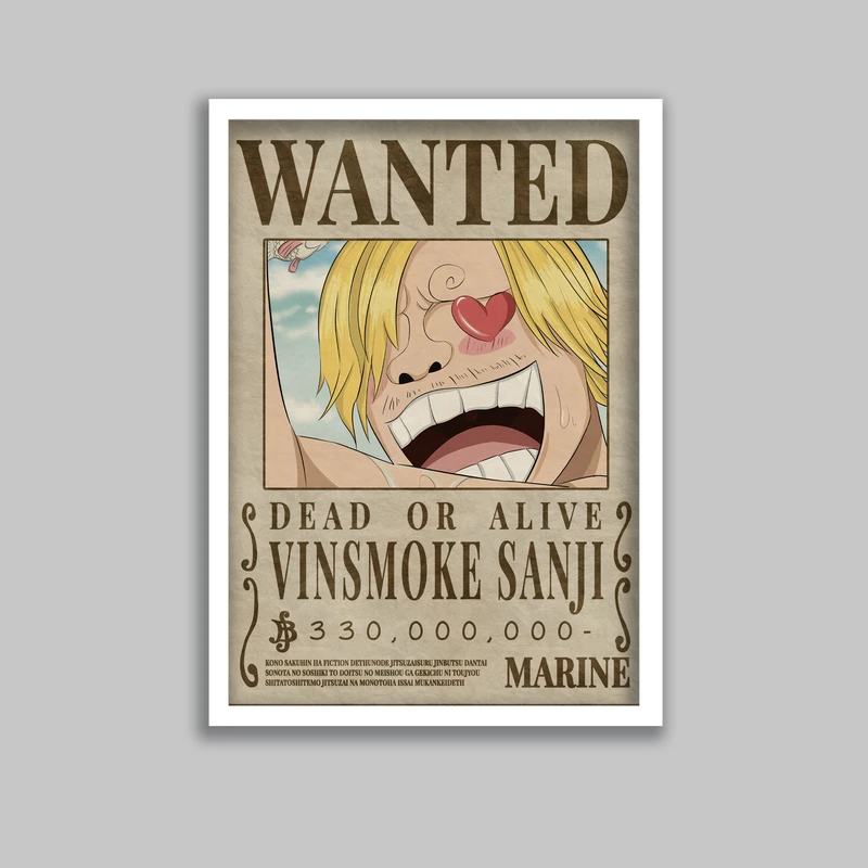 تابلو مدل انیمه وان پیس One Piece کد LA-G10522