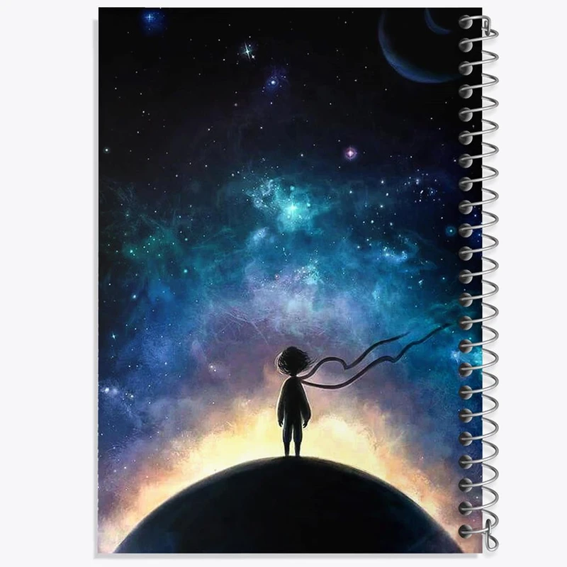 دفتر مشق 100 برگ خندالو طرح شازده کوچولو کد 1836