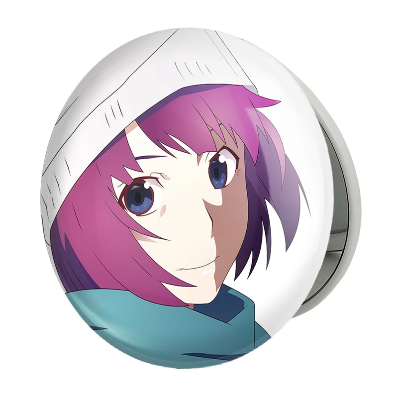 آینه جیبی خندالو طرح سنجو گاهارا انیمه مونوگاتاری مدل تاشو کد 16190 