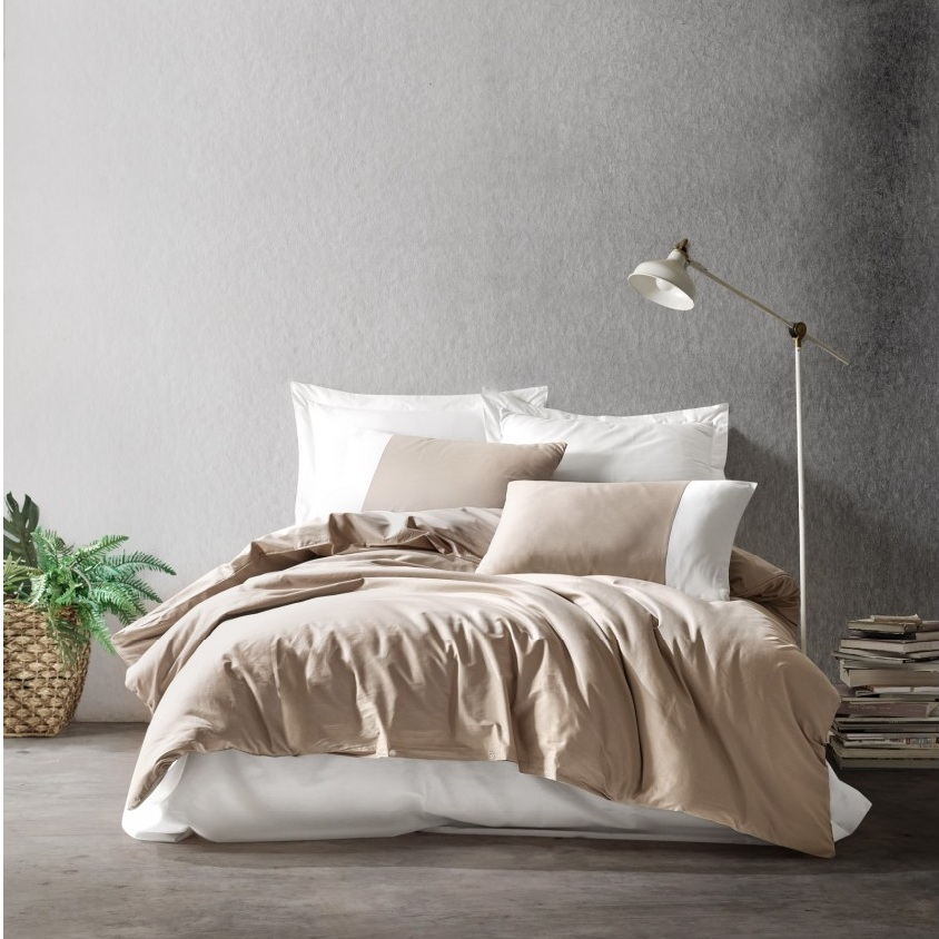 سرویس روتختی کاتن باکس مدل Plain دو نفره 4 تکه