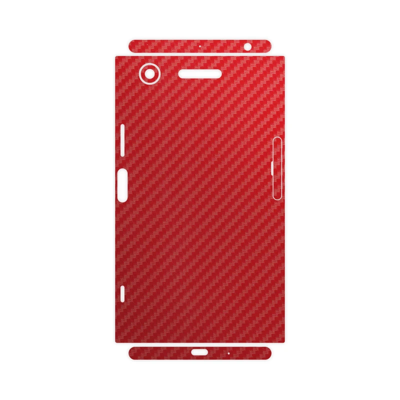 برچسب پوششی ماهوت مدل Red-Fiber-FullSkin مناسب برای گوشی موبایل سونی Xperia XZ1