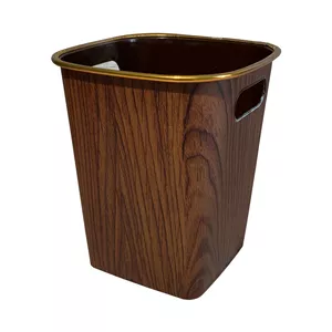 سطل زباله طرح چوبی