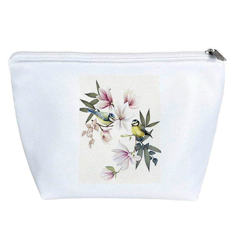 کیف لوازم آرایش دخترانه خندالو مدل گل و مرغ کد H1750