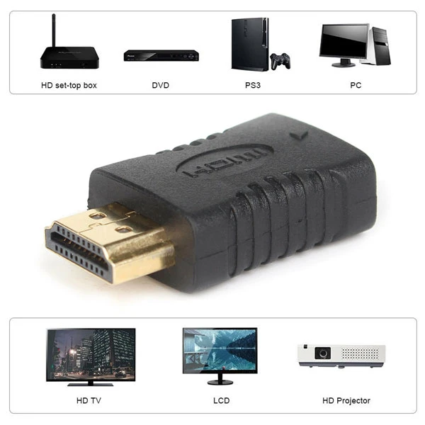 مبدل برل HDMI مدل HD-16438 دو سر نر و ماده عکس شماره 4