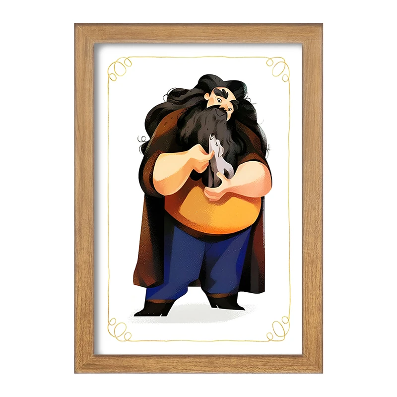 تابلو خندالو مدل هاگرید هری پاتر (Harry Potter) کد F8651