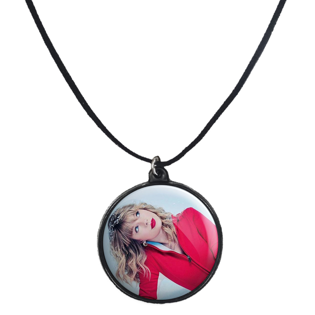 گردنبند پرمانه طرح تیلور سویفت کد pmb.790 مدل دو طرفه