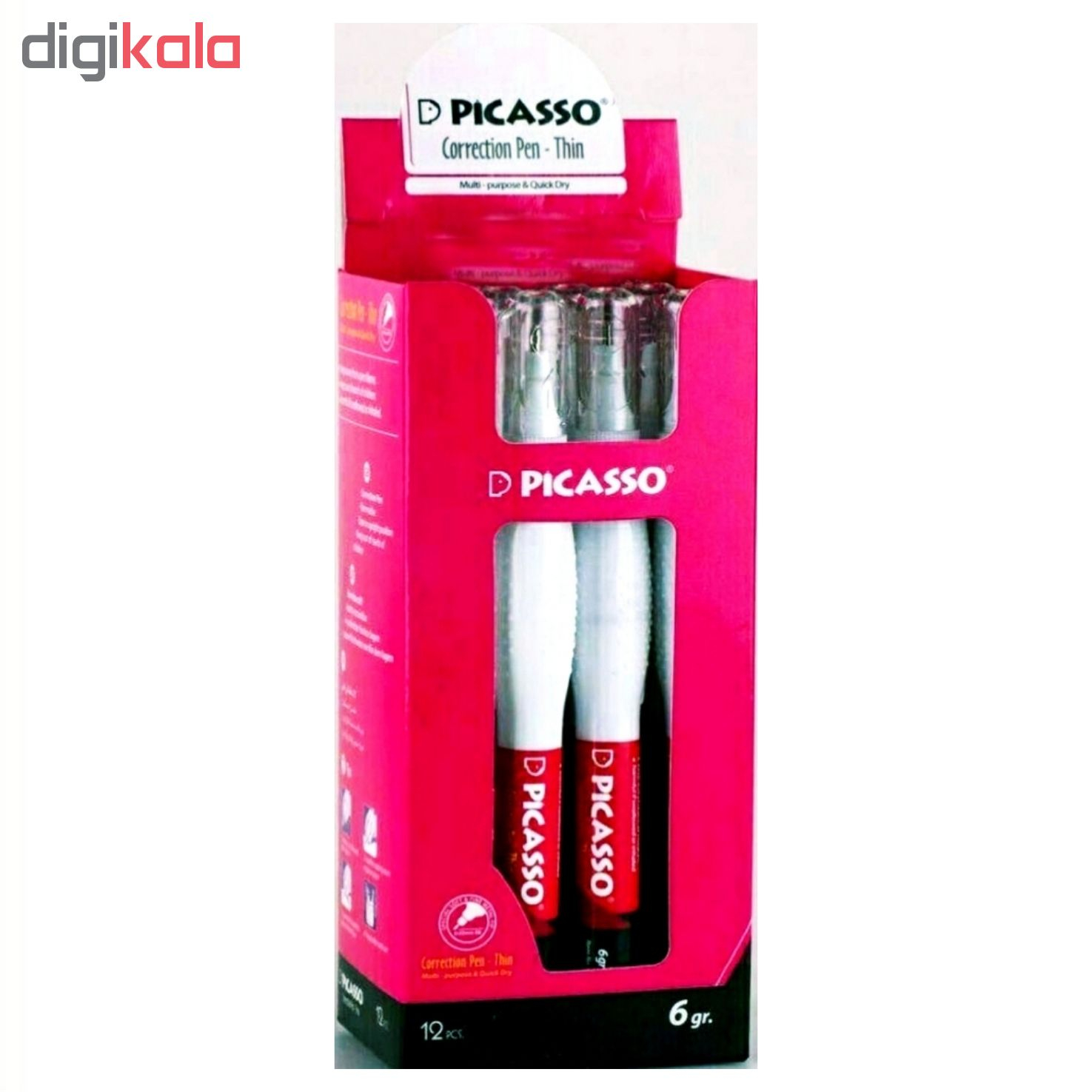 لاک غلط گیر پیکاسو مدل Correction pen-thin 6 gr