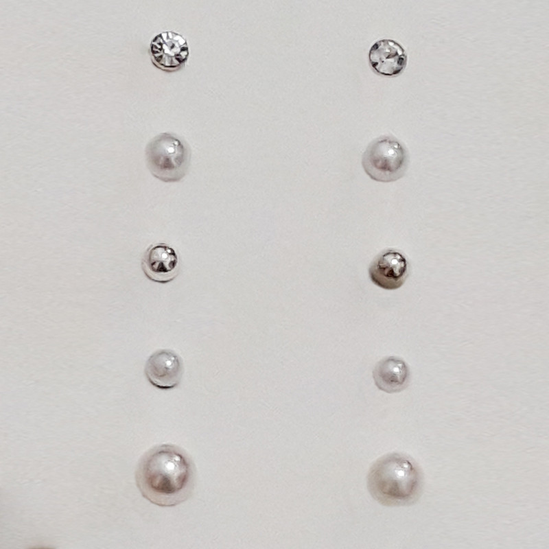 گوشواره زنانه سیکس مدل 361524 مجموعه 5 عددی گوشواره زنانه سیکس مدل 361524 مجموعه 5 عددی