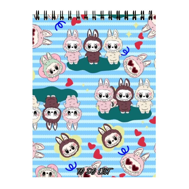 دفتر برنامه ریزی 60 برگ طرح labubu کد 73