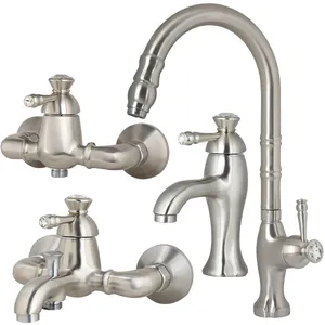 ست شیرآلات ملانی مدل arghavan کد cm00  مجموعه 4 عددی