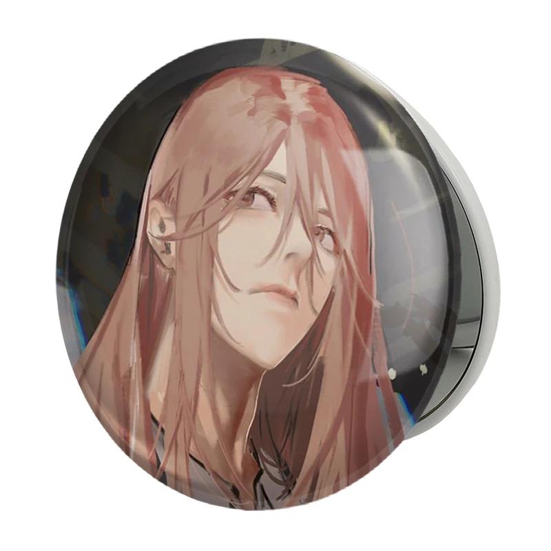 آینه جیبی خندالو طرح فرشته انیمه مرد اره ای Chainsaw Man مدل تاشو کد 17919 