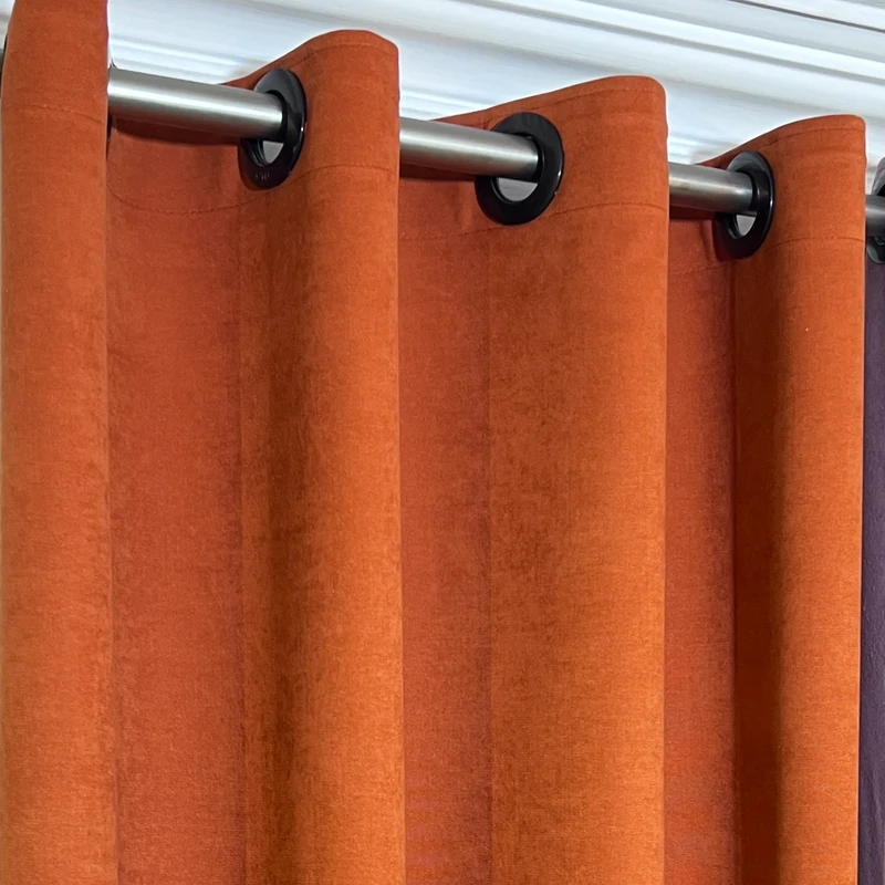 عکس شماره 14 : پرده مدل پانچ مخمل هازان سایز 150x280 سانتی متر