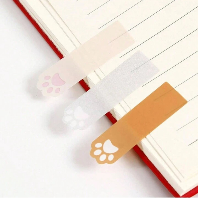 کاغذ چسب دار آنیدا مدل استیک نوت شفاف علامت گذار طرح پنجه