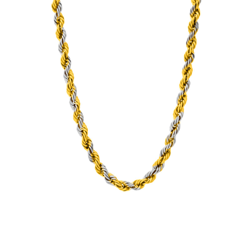 زنجیر طنابی (توئیست) طلا 18 عیار زنانه اقلیمه مدل ZT219